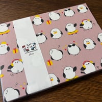 【即日発送】B5見開き御朱印帳（ピンク） 24山 白和紙 バンド付き