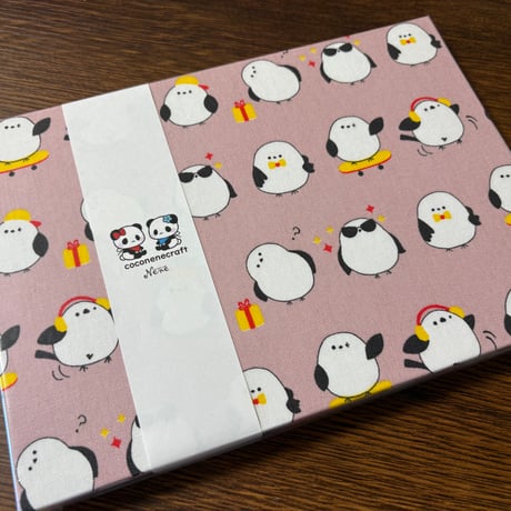 【即日発送】B5見開き御朱印帳（ピンク） 24山 白和紙 バンド付き