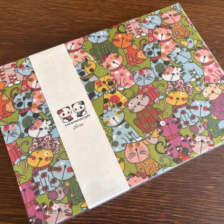 【即日発送】B5見開き御朱印帳 （グリーン）24山  きなり和紙 バンド付き
