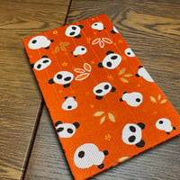通常御朱印帳　【キャロット🥕パン🐼】24山　バンド付き
