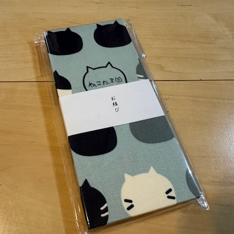 お結び帳　ねこたま🐱🟠　縦18×横8センチ　24山