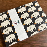 【即日発送】Ｂ５見開き御朱印帳　24山　きなり和紙　バンドつき