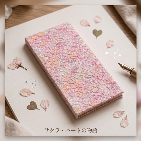 お結び帳 【ピーチ】縦18×横8センチ　24山