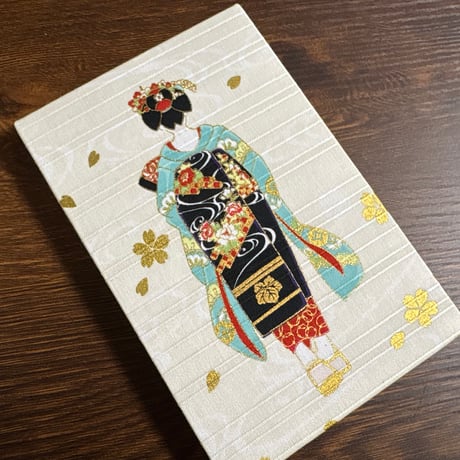 【即日発送】通常御朱印帳　18× 12㍉ きなり和紙　24山 バンド付き