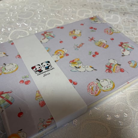 B5見開き御朱印帳  24山 neneバンド付き