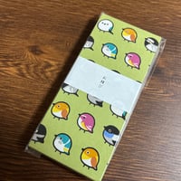 【即日発送】お結び帳　縦 18×横8センチ  白和紙 24山