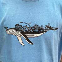 沖縄ブリーチング（サックスブルー）背中プリントも見てね