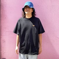 shi shi dog刺繍T（ブラック）