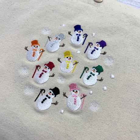 雪だるまくんのサコッシュバック