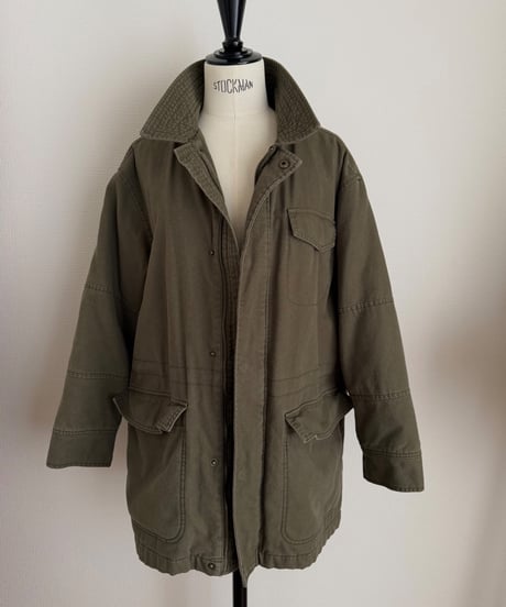 military boa half coat