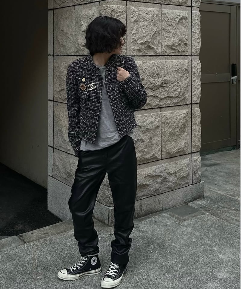 new fake leather pants | ok.soon