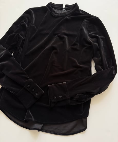collared velour shirt