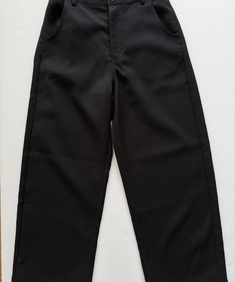 medium wide pants black
