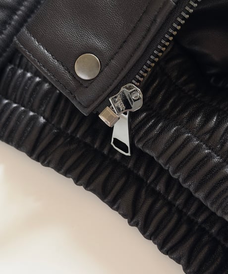 leather blouson