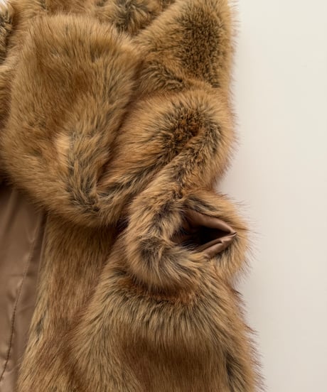 midi faux fur coat
