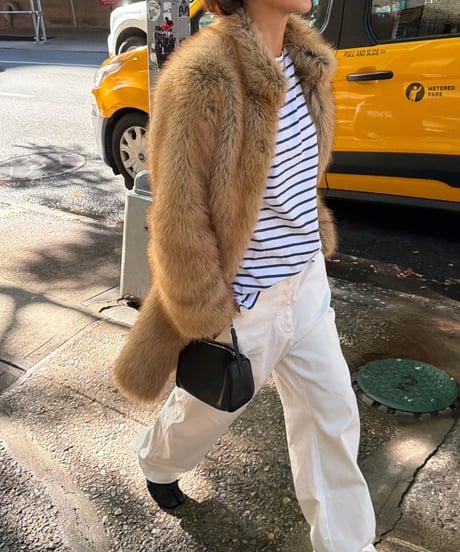 midi faux fur coat