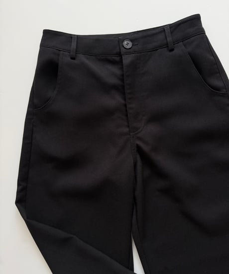 medium wide pants black