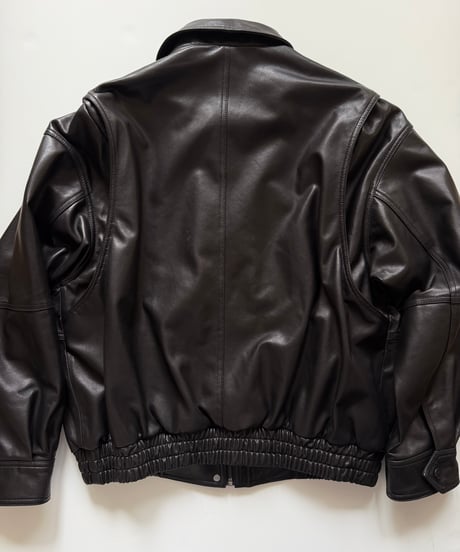 leather blouson