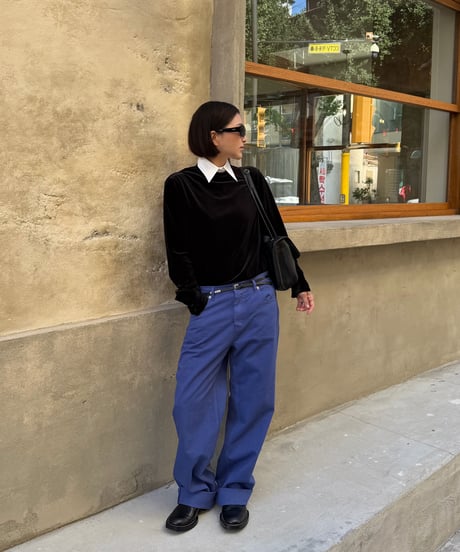 collared velour shirt