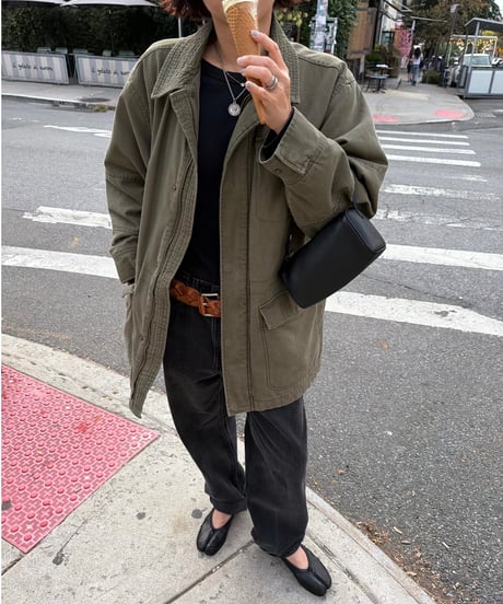 military boa half coat