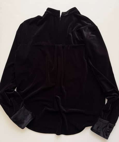 collared velour shirt
