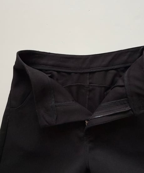 medium wide pants black