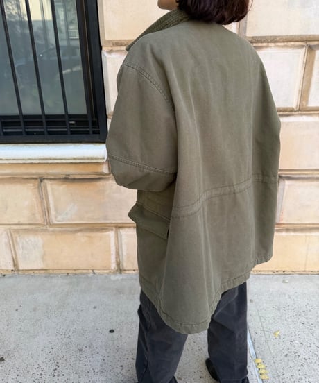 military boa half coat