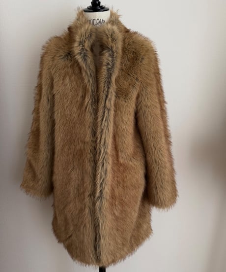 midi faux fur coat