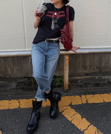 ok.soon×piccadilly cropped denim