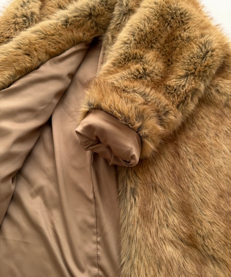 midi faux fur coat