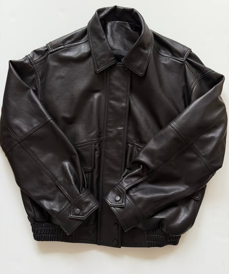 leather blouson