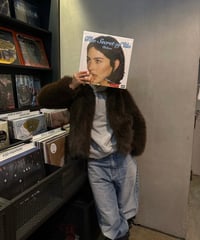 ［pre-order］faux fur cropped coat brown