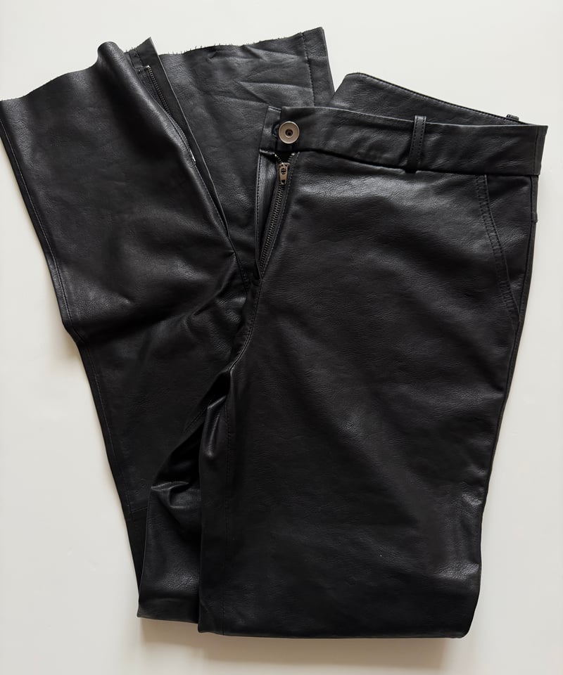 new fake leather pants | ok.soon