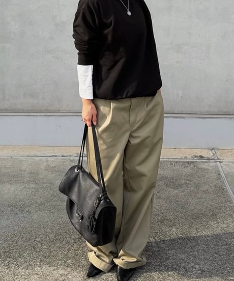 ok.soon×dickies wide chino pants(new beige)