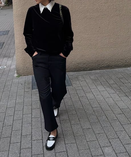 collared velour shirt