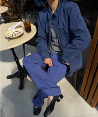 vintage blue cotton pants