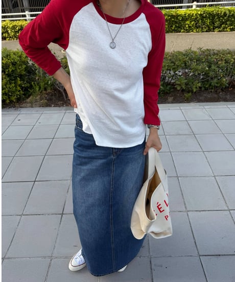 ok.soon×piccadilly OGC DENIM MAXI SKIRT