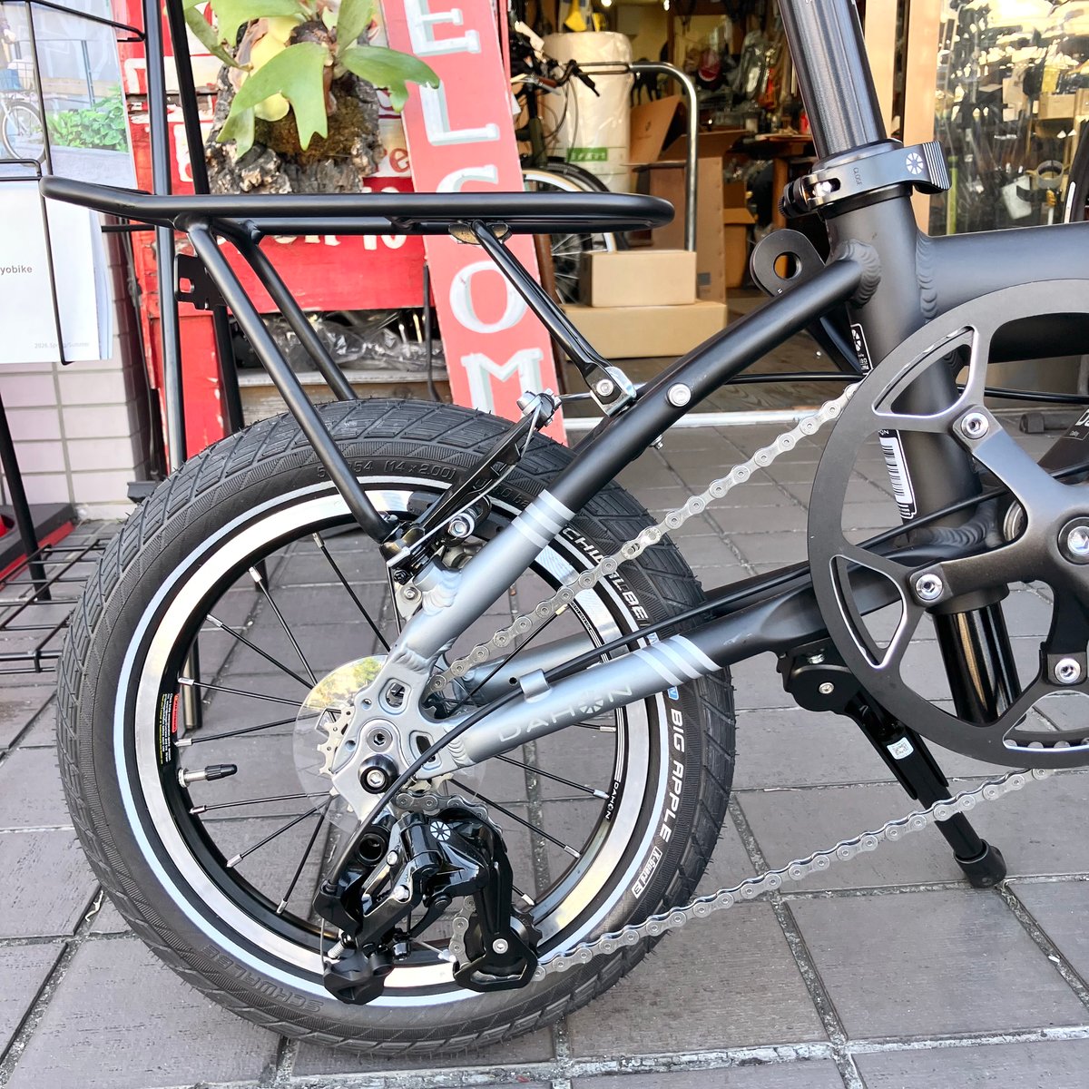 DAHON：K3 w/ Schwarbe BIG APPLE , Rear Carrier