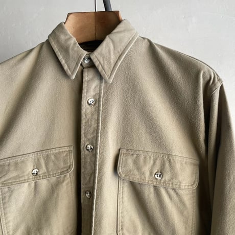 90s St John's Bay Chamois Cloth Shirt [20277]