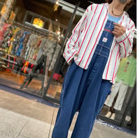 50s L/S Cotton Stripe Pajama Shirt [20049]