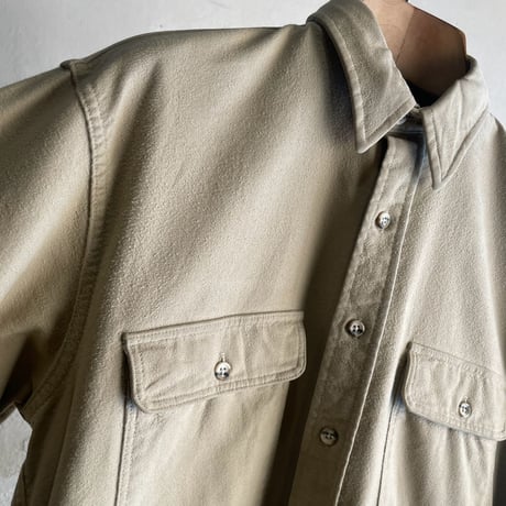 90s St John's Bay Chamois Cloth Shirt [20277]