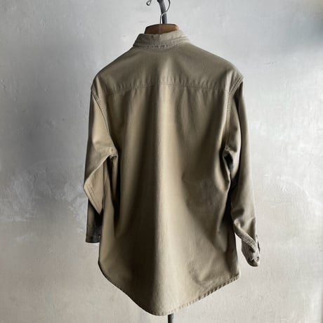 90s St John's Bay Chamois Cloth Shirt [20277]