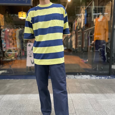 80~90s S/S Border Tee [19934]