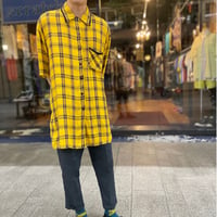 Plaid Pattern Design Rayon Shirt [19974]