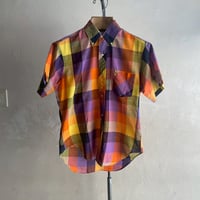 60s Three-Point B.D. S/S Check Shirt [19811]
