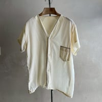 No-Collar S/S Pajama Shirt [19827]