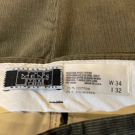 80s Sears Men's Store Corduroy Pants [20250]