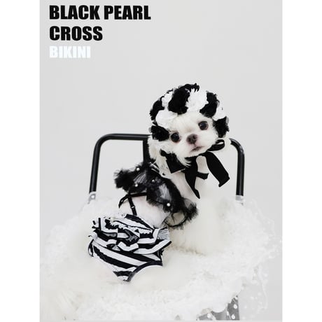 【予約】HAPPYJJANGGU♪ BLACK PEARL CROSS BIKINI