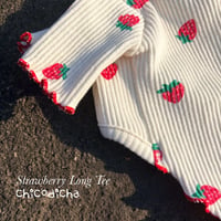 【予約】chicodicha ... Strawberry Long Tee