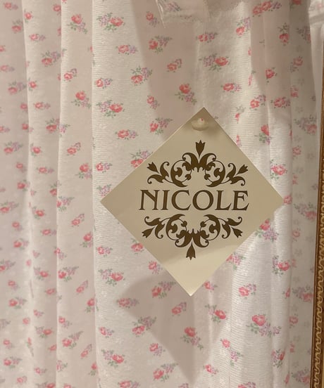 80s vintage flower pattern lace dress